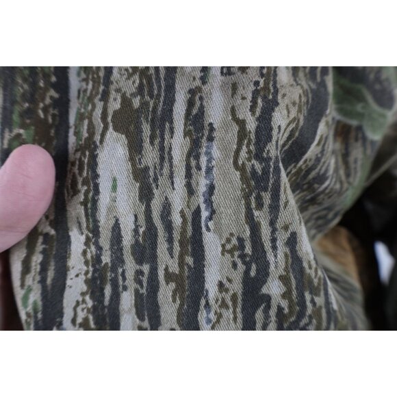 Vintage 90s Mens XL Distressed Quilted Realtree Camouflage Hooded Jacket AS IS - Picture 5 of 16